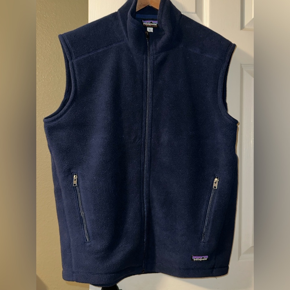 Patagonia Synchilla Fleece Vest Navy Size XL